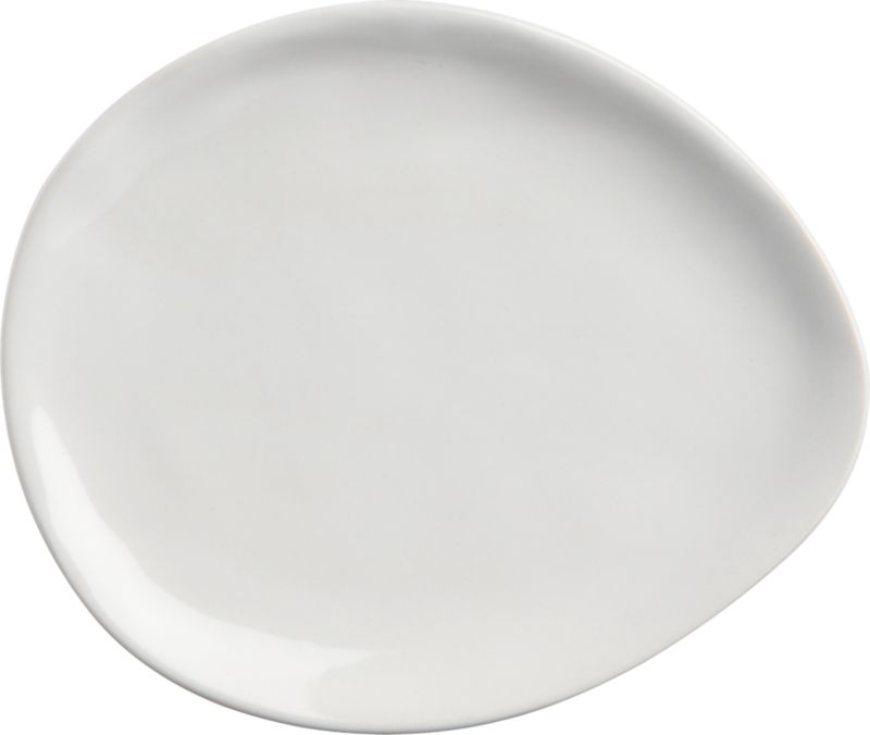 wilma white appetizer plate