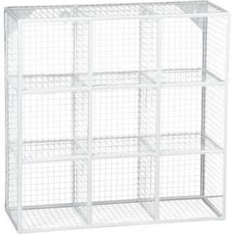 Wire9CubeWallShlfWhtF11
