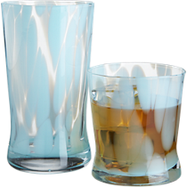 wisp blue barware