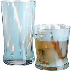wisp blue barware