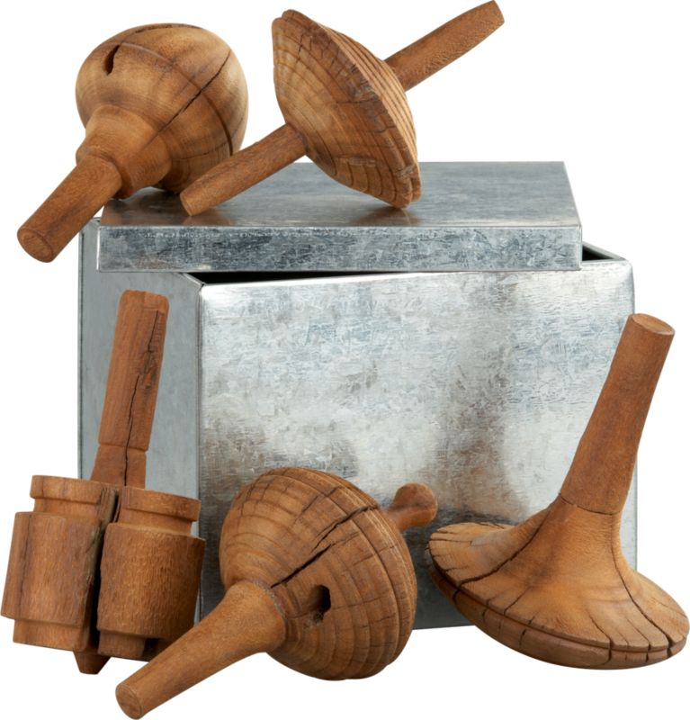 wood tops set of five
