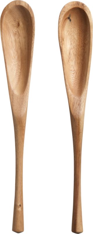 wooden spoons set of two
