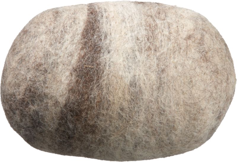 ivory pebble. 6"Wx4"Dx2.5"H
