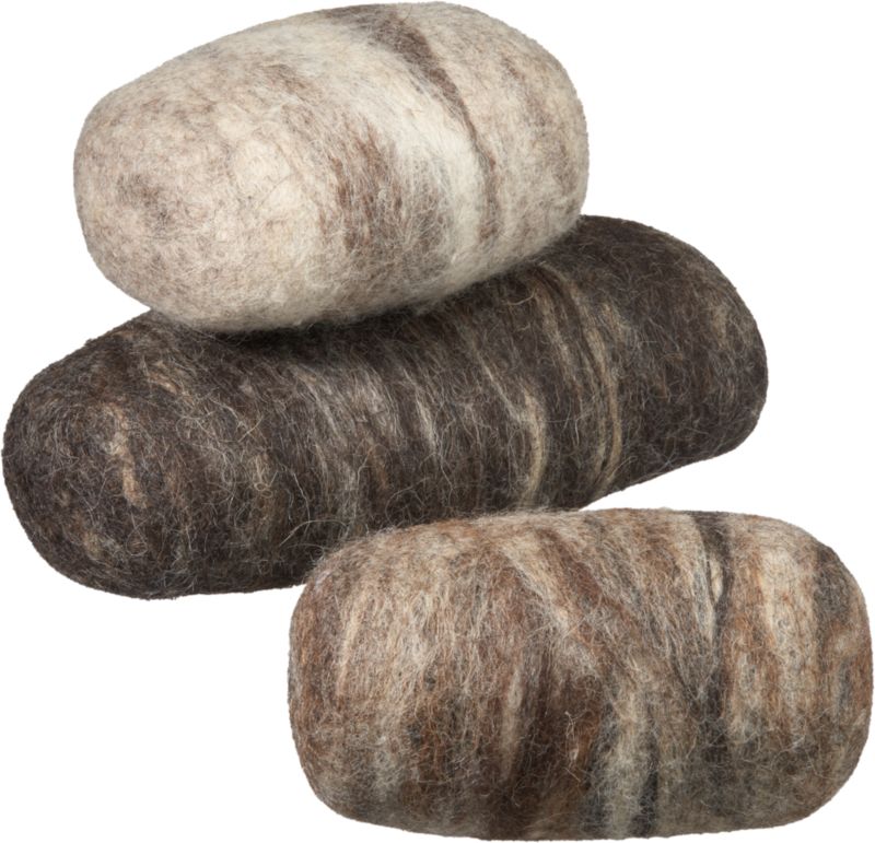 wool pebbles