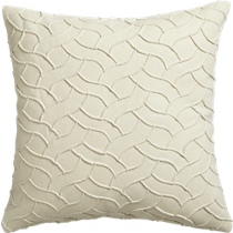 woolsey ivory 18" pillow