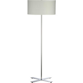 x chrome floor lamp