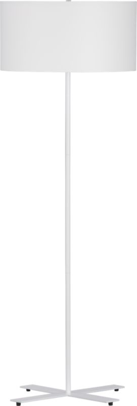 x white floor lamp