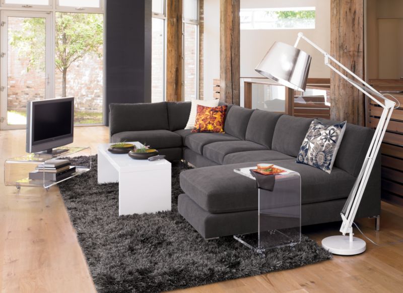 annex slate chaise