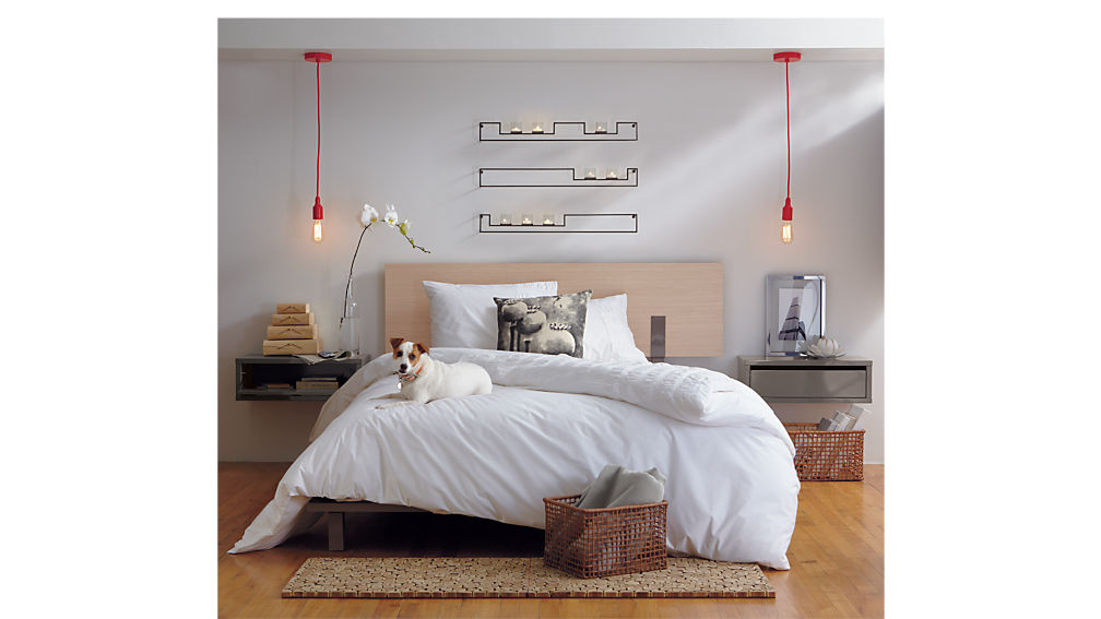 slice grey wall mounted storage shelf CB2