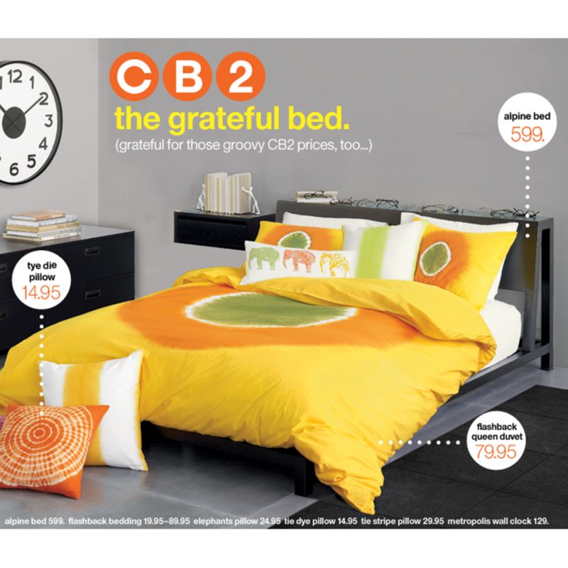 flashback to the 60s at groovy CB2 prices