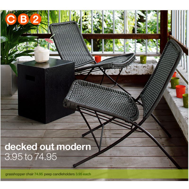 hit the deck with our grasshopper chair