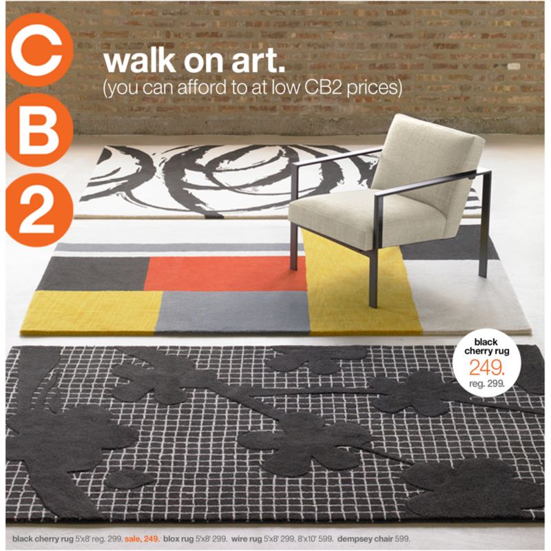 modern rugs underfoot, under budget from $249
