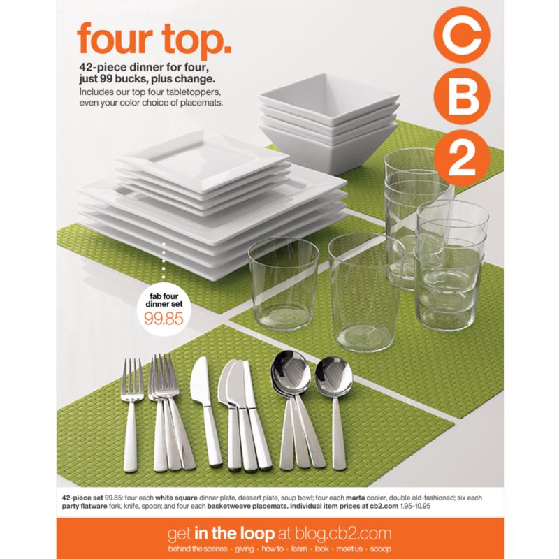 42-piece dinner party for 4...just 99.85