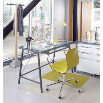 CB2 - bubble chartreuse office chair | Office Accessories | Office Decor from cb2.com