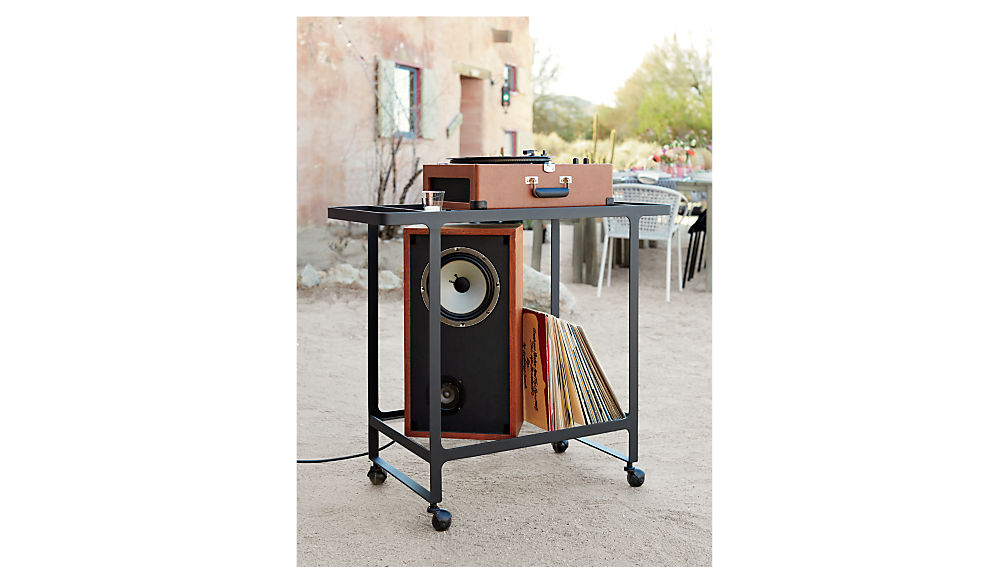 dolce vita outdoor bar cart CB2