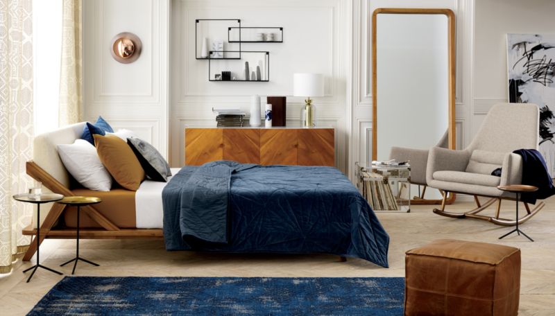 drommen queen bed CB2