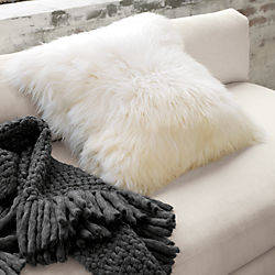 icelandic sheepskin 24" pillow-cushion