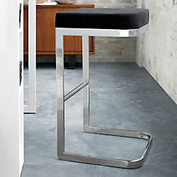 mack suede 30" bar stool
