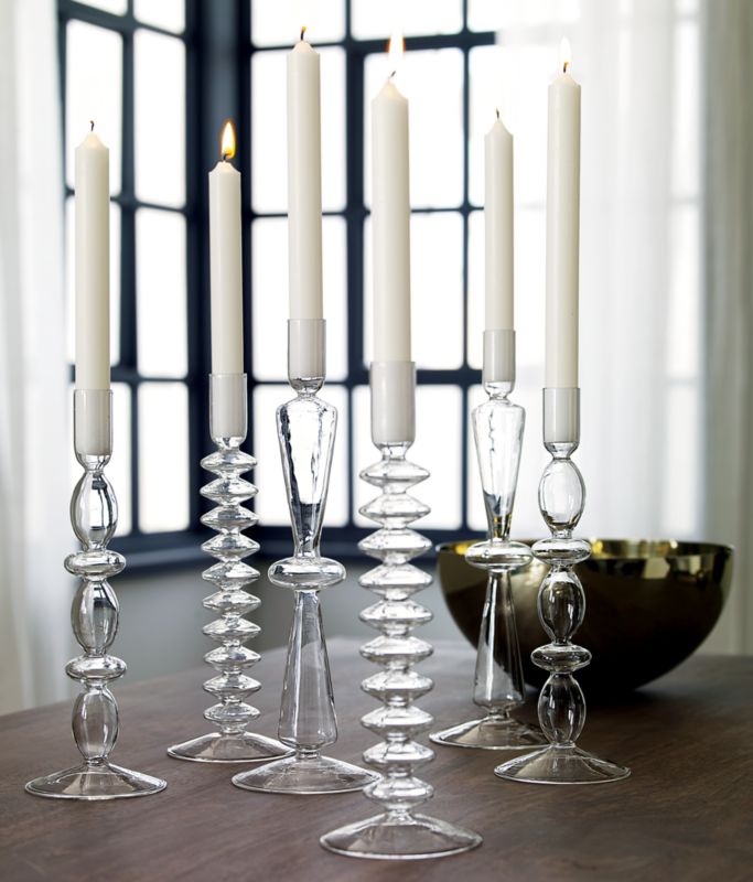 numi taper candle holders CB2