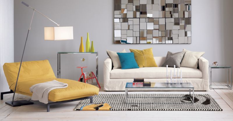 movie slipcovered sofa