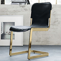 rake brass chair
