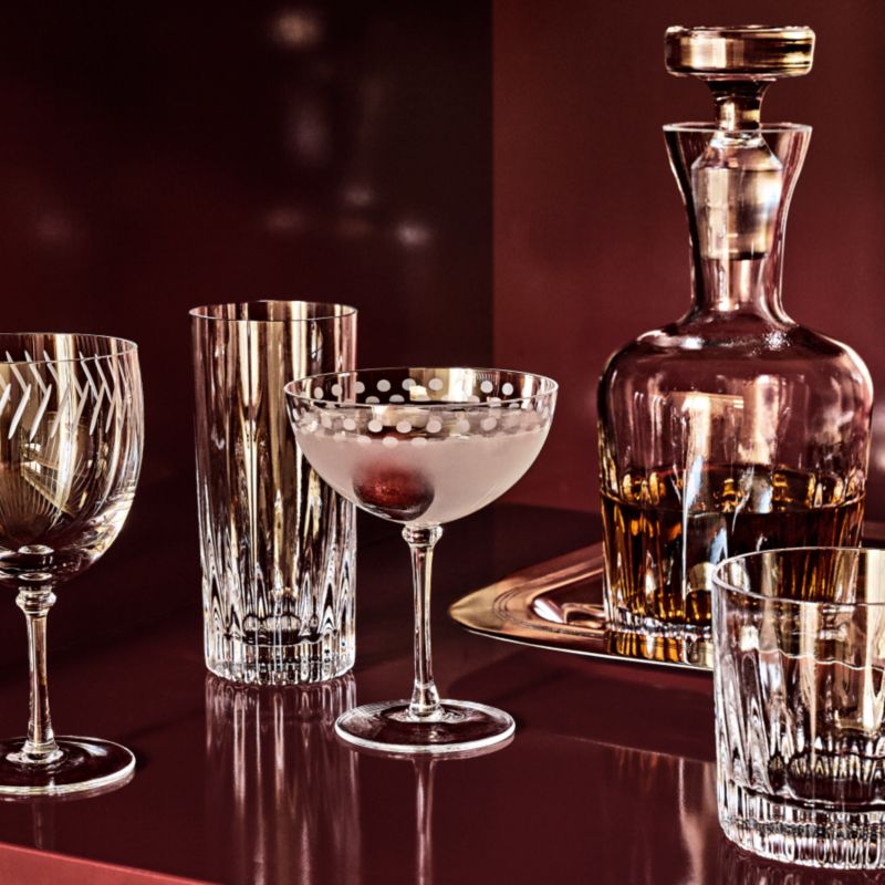 Saint Germain Etched Coupe Glass by Todd Snyder 