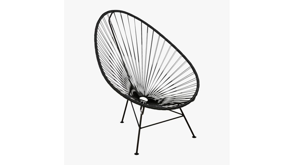 outdoor black acapulco chair + Reviews CB2