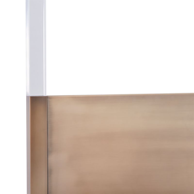 Acrylic Canopy Bed Queen