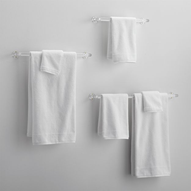 acrylic 18" towel bar + Reviews CB2