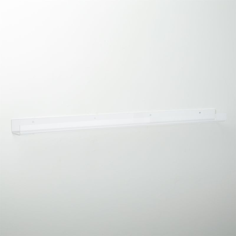 Acrylic Wall Shelf 48" + Reviews | CB2