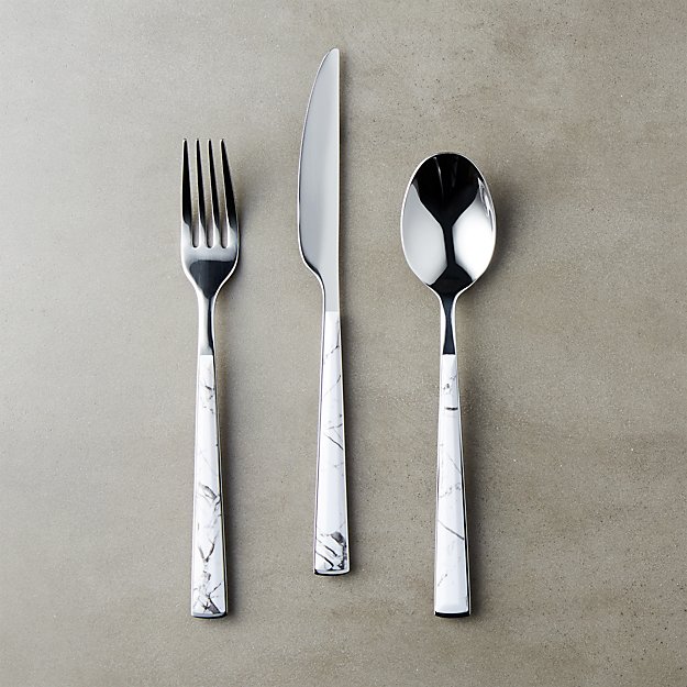 3piece active flatware set CB2