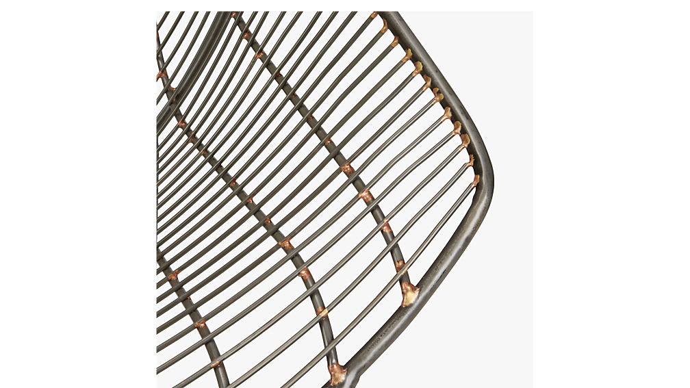 agency metal grid chair CB2