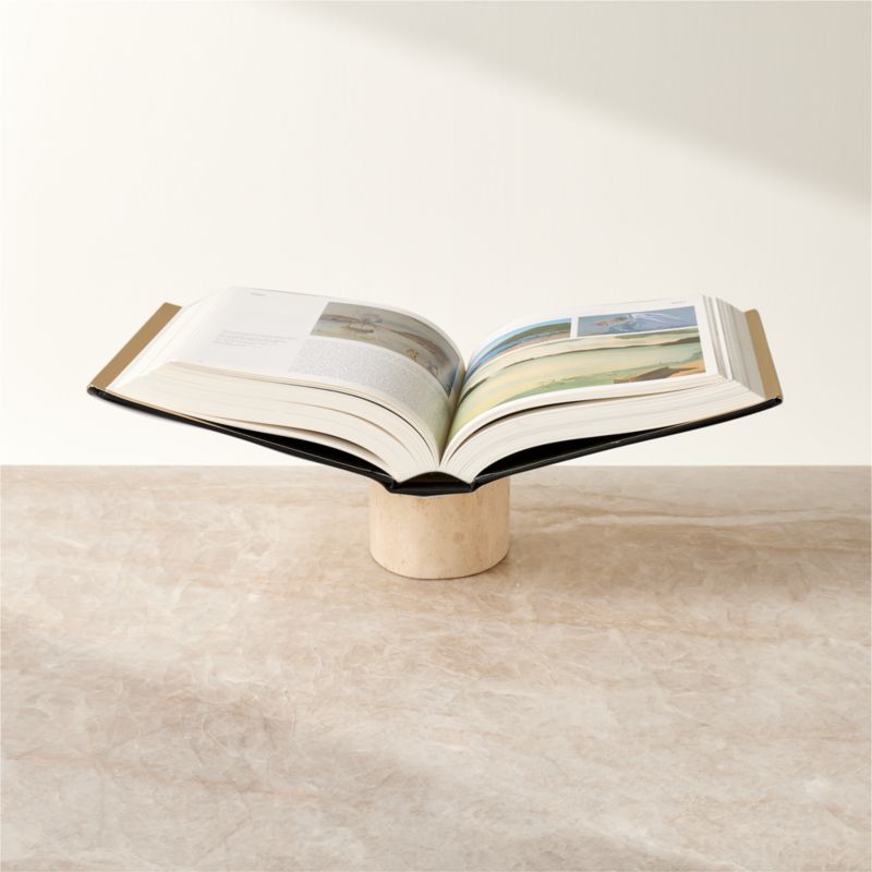 Axton Natural Storage Box with Unlacquered Brass Handle Small