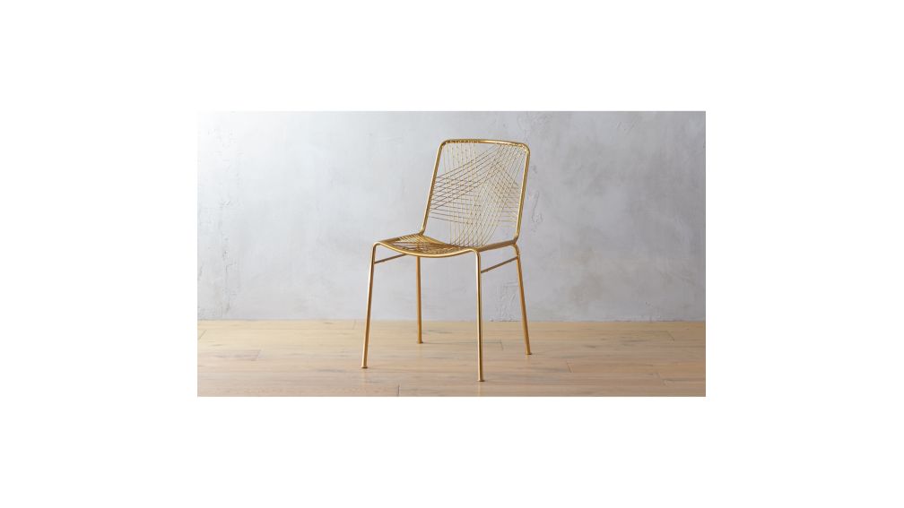 alpha brass chair + Reviews | CB2