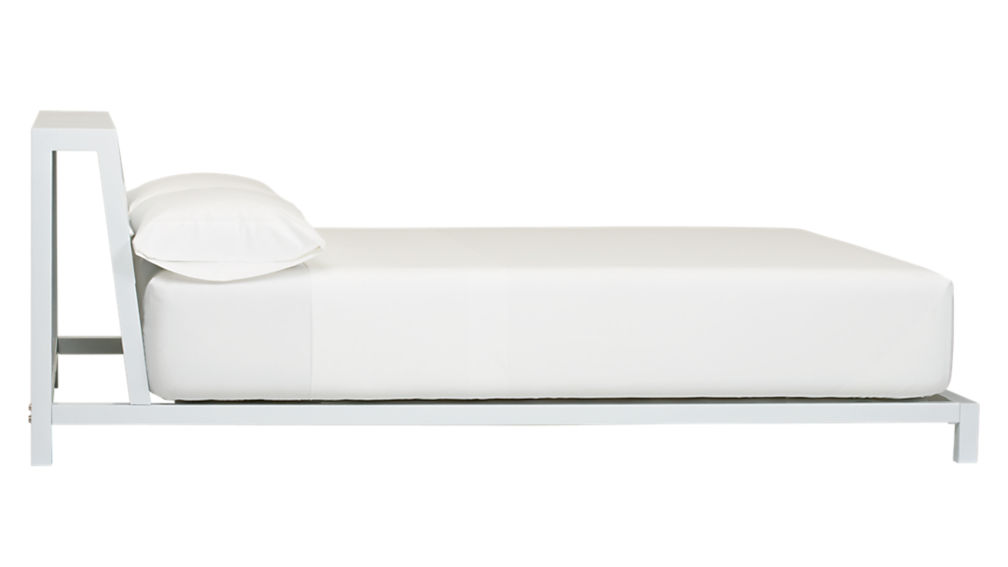alpine white bed | CB2