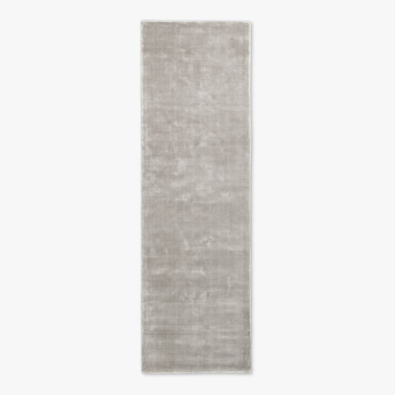 Cala Hand-Knotted Warm White New Zealand Wool Runner Rug 2.5'x8'