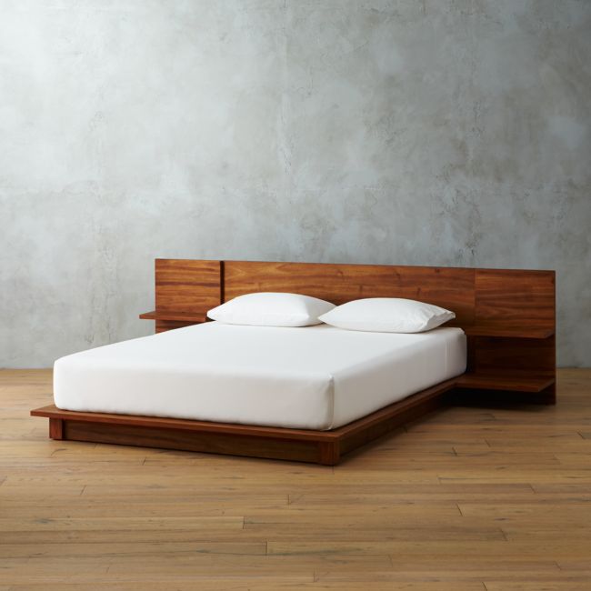 Online Designer Bedroom Andes Acacia Queen Bed