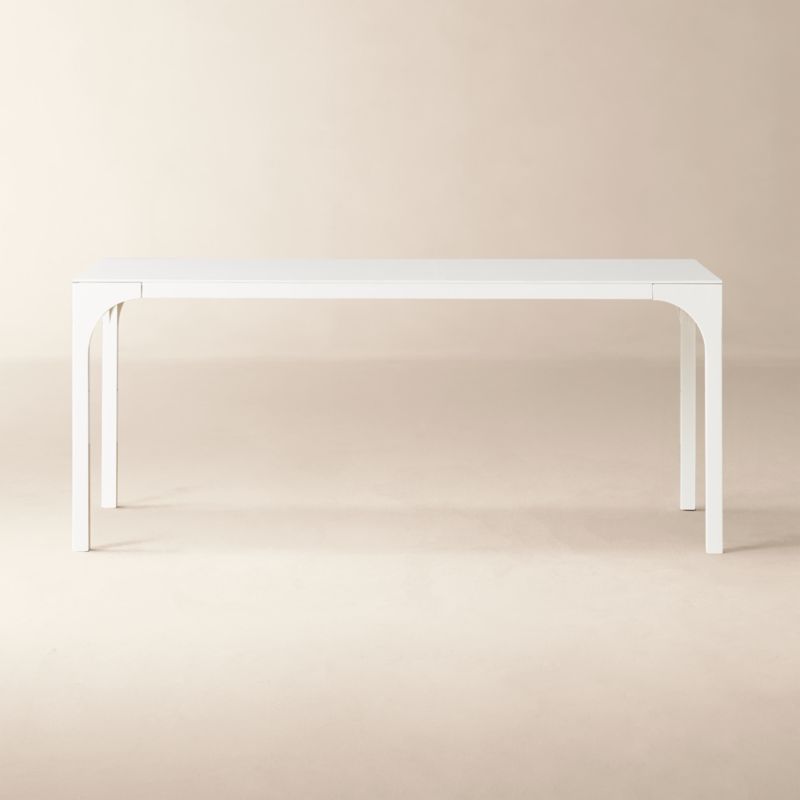 Daybreak 72" Rectangular Light Ash Wood Dining Table