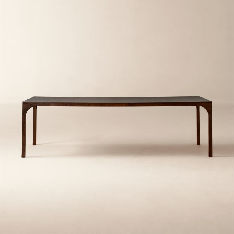Toron 100" Oval Mahogany Wood Dining Table