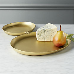 arnold gold serving platter