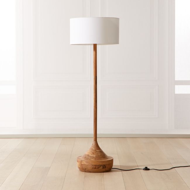 Online Designer Combined Living/Dining Atlas Wood Floor Lamp
