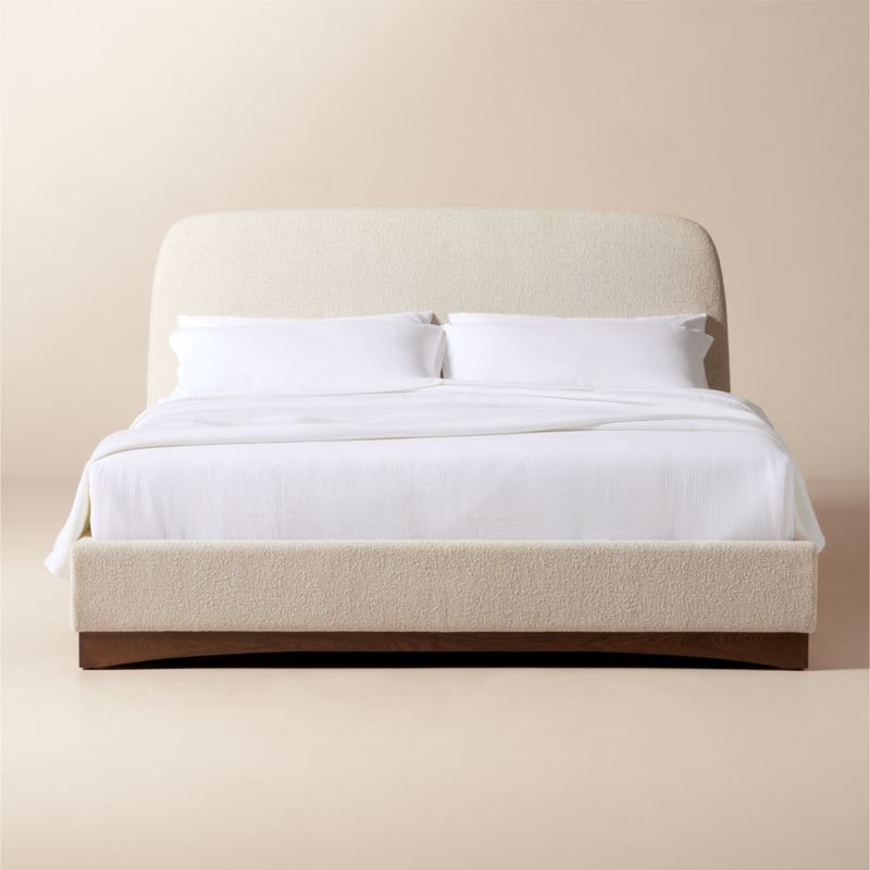 Facade Soft White Queen Bed