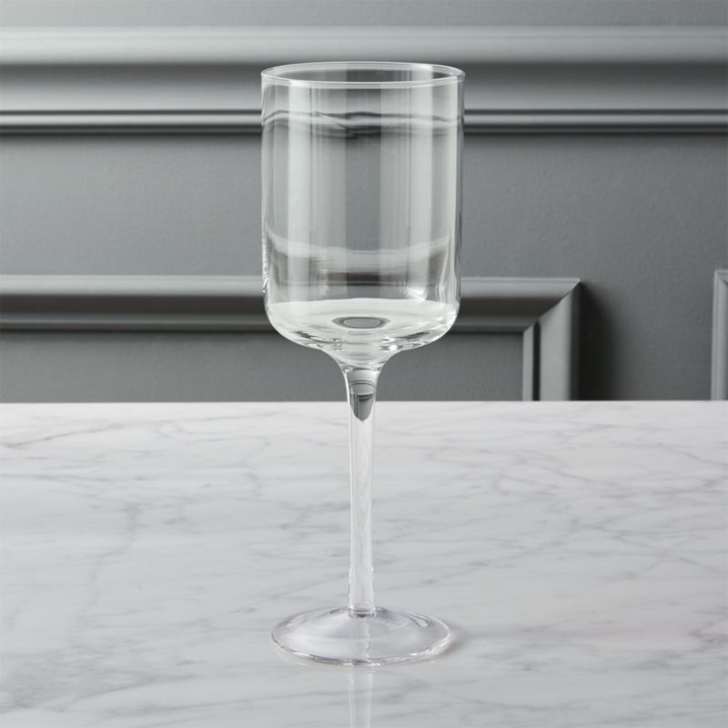 balance wine glass CB2