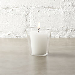 beaker glass tea light candle holder