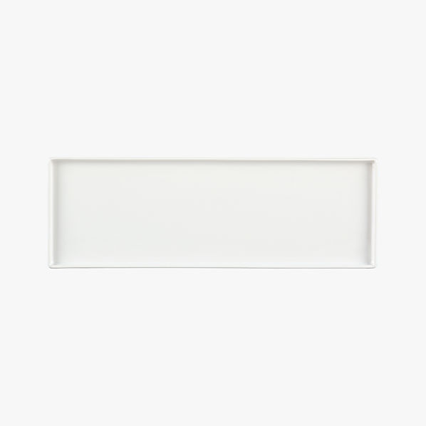 bento rectangular platter in serving pieces  CB2