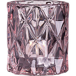 betty pink tea light candle holder
