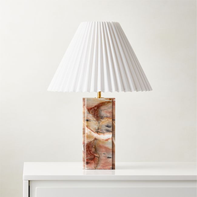 Online Designer Combined Living/Dining Bianca Marble Table Lamp