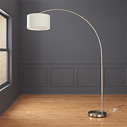 big dipper arc brushed-nickel floor lamp