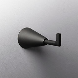 black towel hook