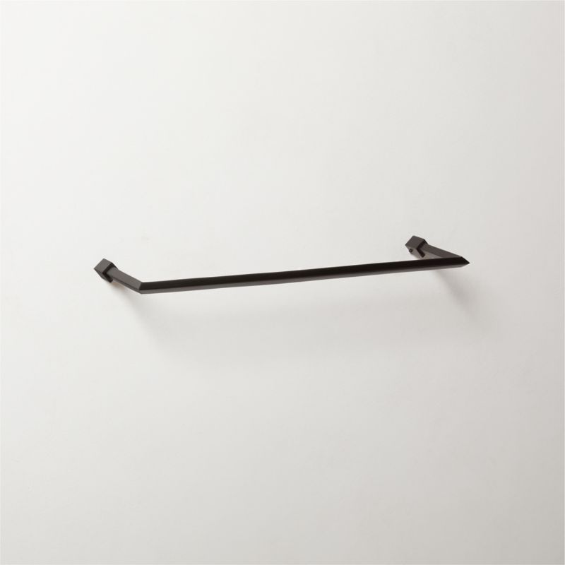 Blaine Matte Black Towel Bar 18